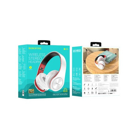 BOROFONE bluetooth slúchadlá BO13 JOYNESS Biele