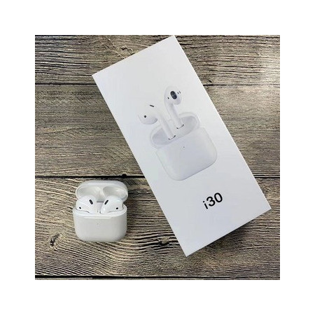 Slúchadlá BLUETOOTH AIR PRO TWS I30 BIELA