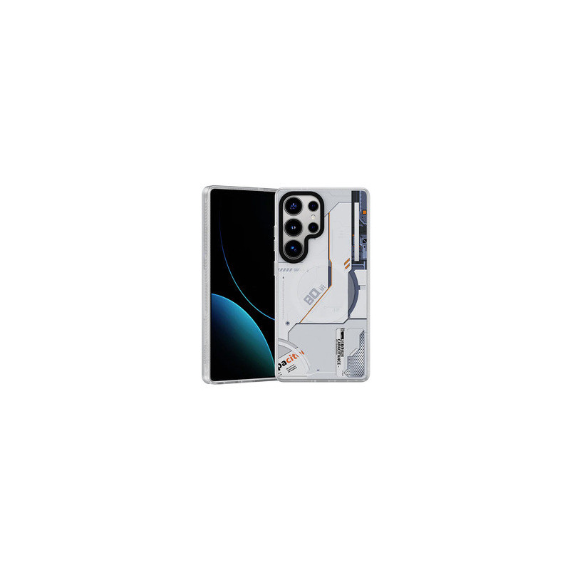 Benks Dynamic Magnetic Mecha Case (D045) for Samsung Galaxy S25 Ultra white