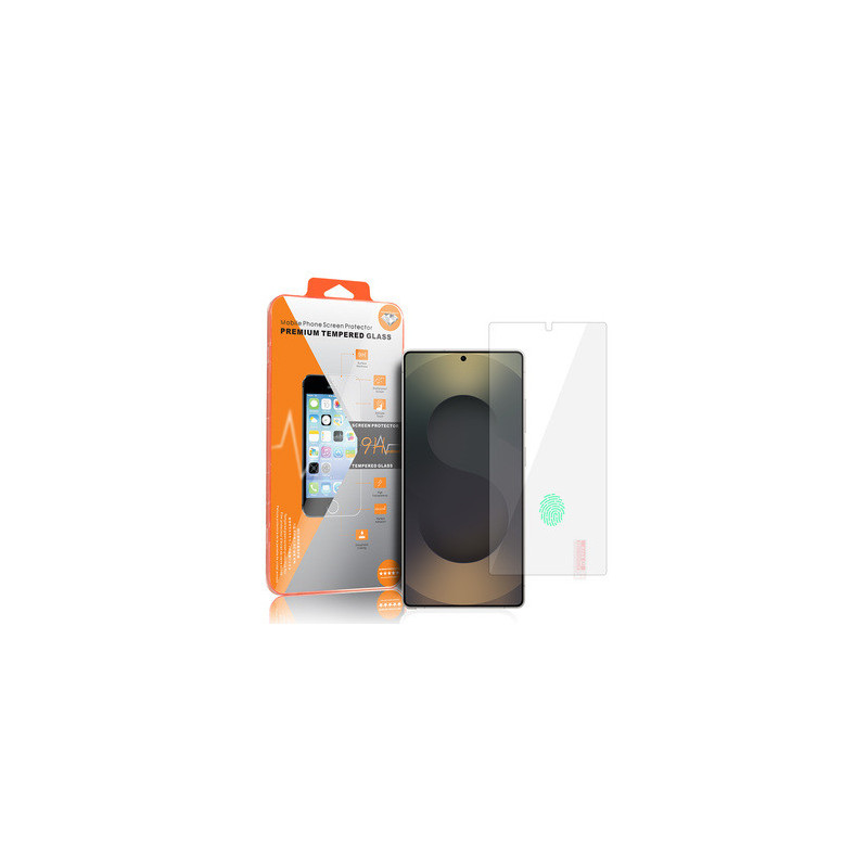 Tempered Glass Orange for SAMSUNG GALAXY S25 ULTRA (with fingerprint unlock)