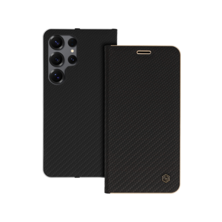 Wonder Frame Carbon Case for Samsung Galaxy S25 Ultra black