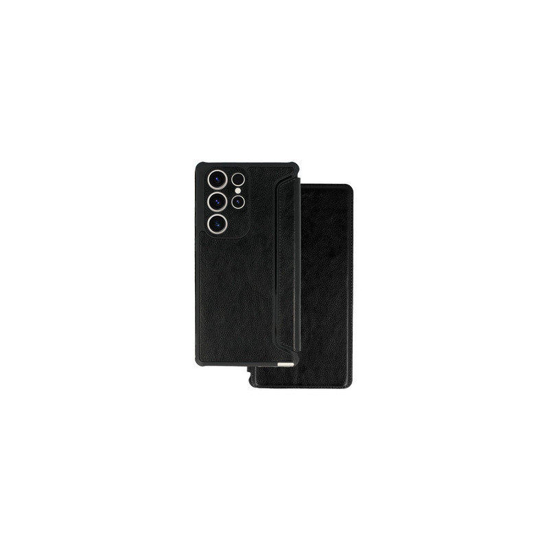 Razor Leather Book Case for Samsung Galaxy S25 Ultra black