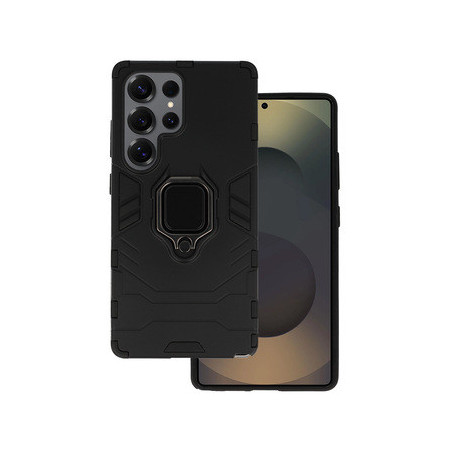 Ring Armor Case for Samsung Galaxy S25 Ultra Black