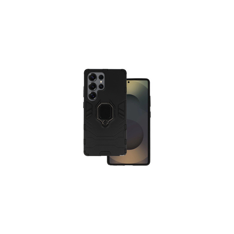 Ring Armor Case for Samsung Galaxy S25 Ultra Black