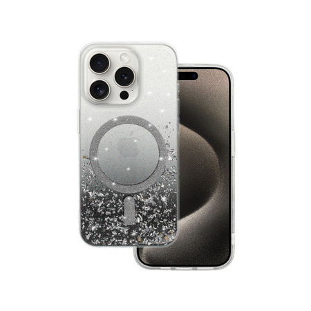 Tel Protect Moonlite Magsafe Case for Samsung Galaxy S25 Ultra black clear