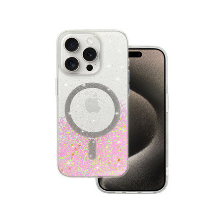 Tel Protect Moonlite Magsafe Case for Samsung Galaxy S25 Ultra pink clear