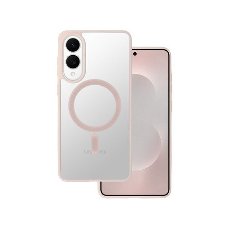 Acrylic Color Magsafe Case for Samsung Galaxy S25 Edge light pink