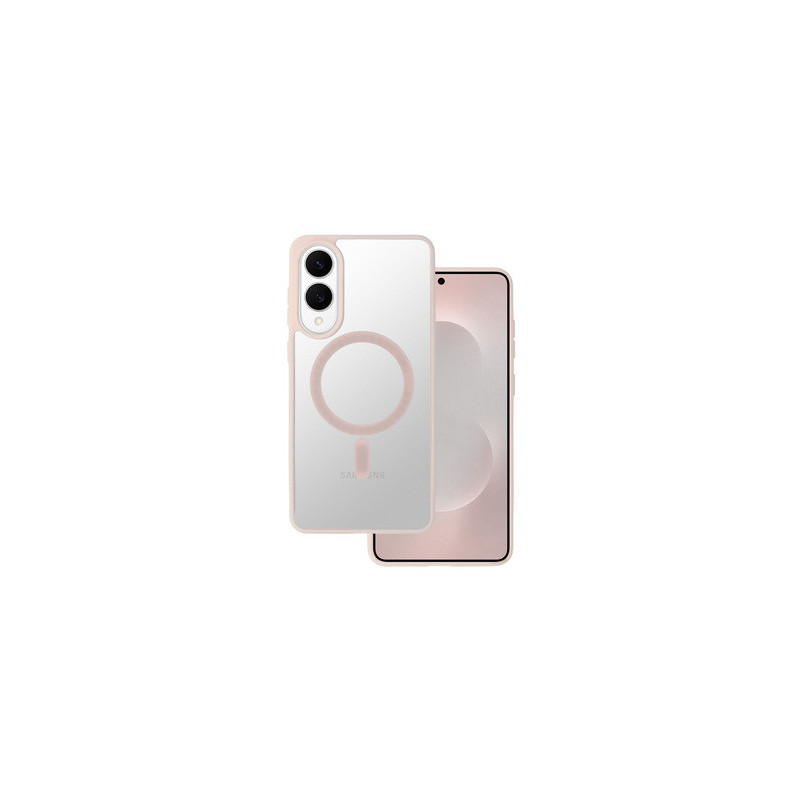 Acrylic Color Magsafe Case for Samsung Galaxy S25 Edge light pink