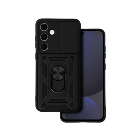 Slide Camera Armor Case for Samsung Galaxy S24 FE Black