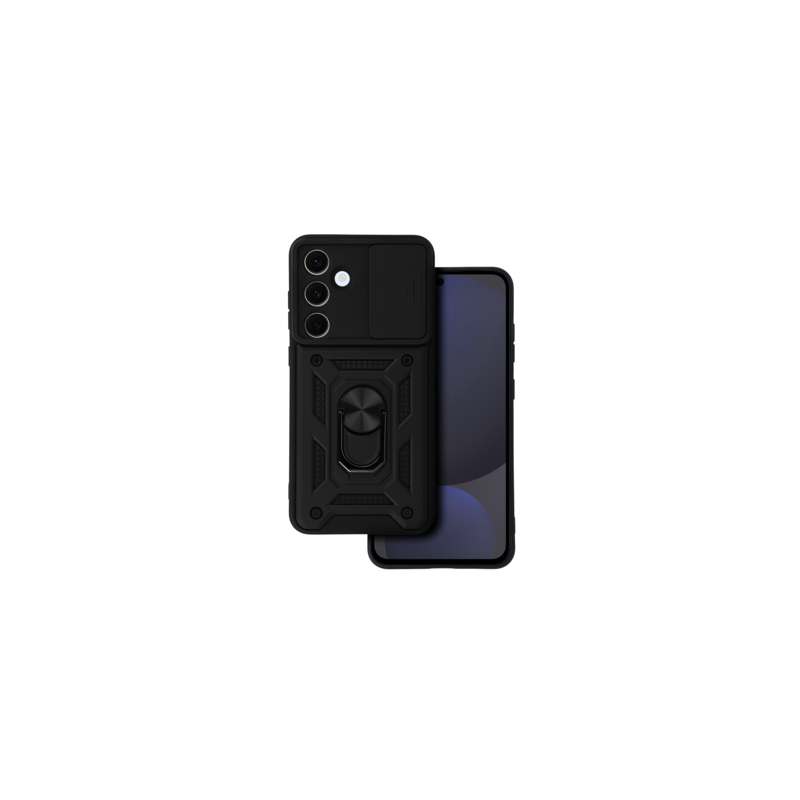 Slide Camera Armor Case for Samsung Galaxy S24 FE Black