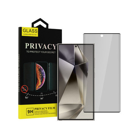 Tempered Glass Privacy Glass for SAMSUNG GALAXY S24 ULTRA BLACK