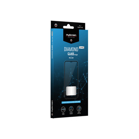 Tempered Glass MyScreen LITE Diamond Glass Edge Full Glue for Samsung Galaxy S24 Plus black