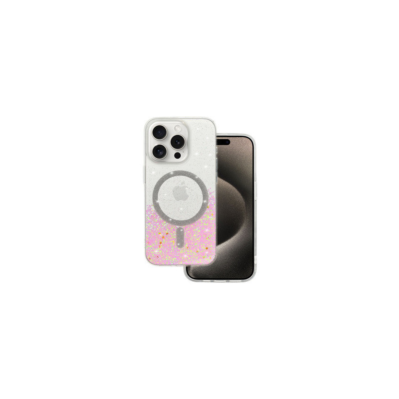Tel Protect Moonlite Magsafe Case for Samsung Galaxy S24 pink clear
