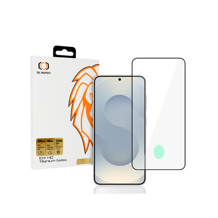 Tempered glass Tel Protect 10X HD Titanium for Samsung Galaxy S25/S24 (with fingerprint unlock)