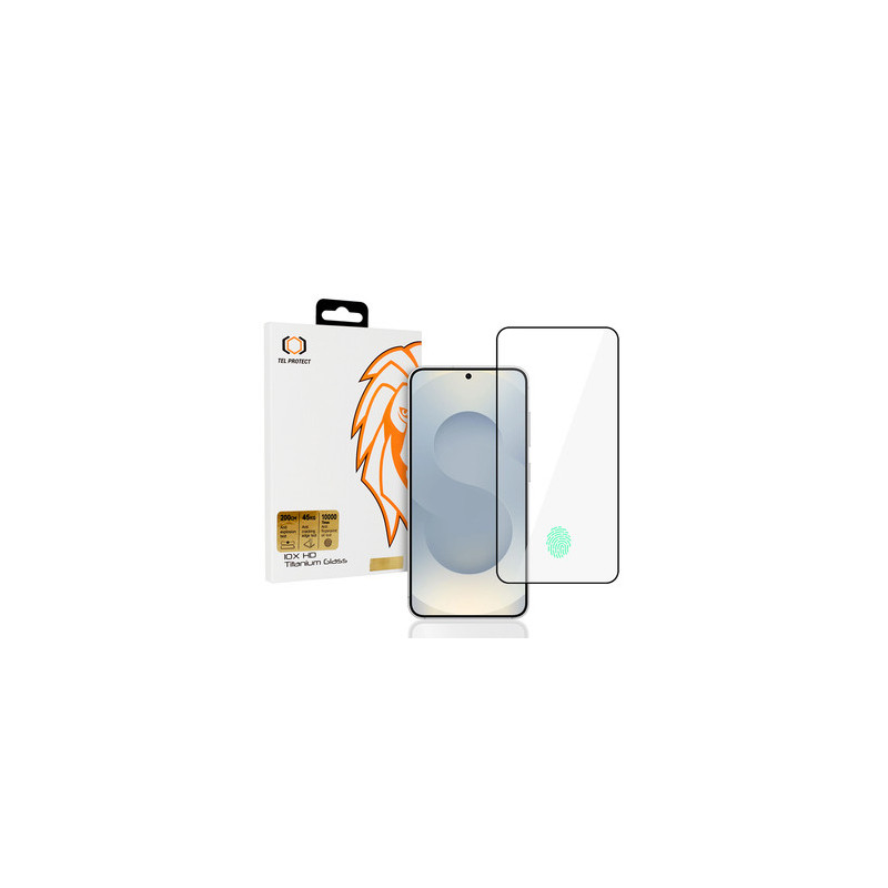 Tempered glass Tel Protect 10X HD Titanium for Samsung Galaxy S25/S24 (with fingerprint unlock)