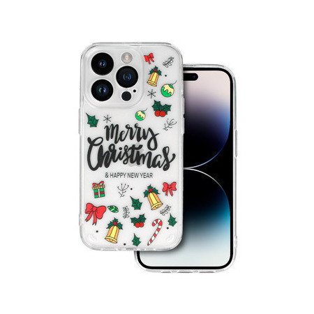 TEL PROTECT Christmas Case for Samsung S23 FE Design 3 Clear