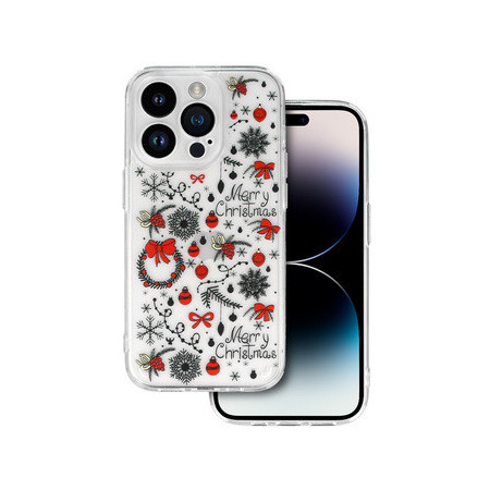 TEL PROTECT Christmas Case for Samsung S23 FE Design 5 Clear