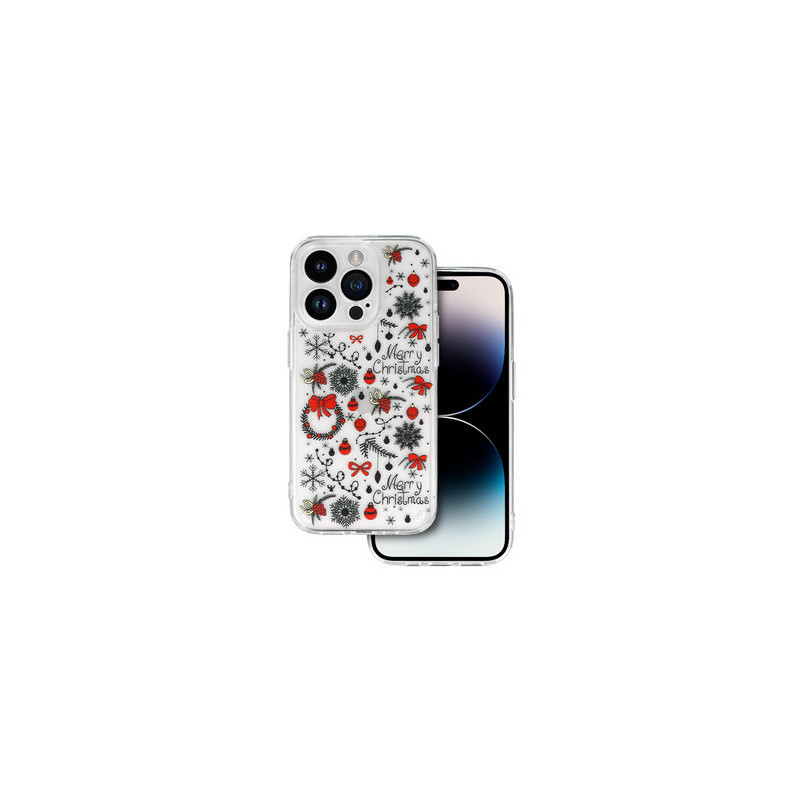 TEL PROTECT Christmas Case for Samsung S23 FE Design 5 Clear