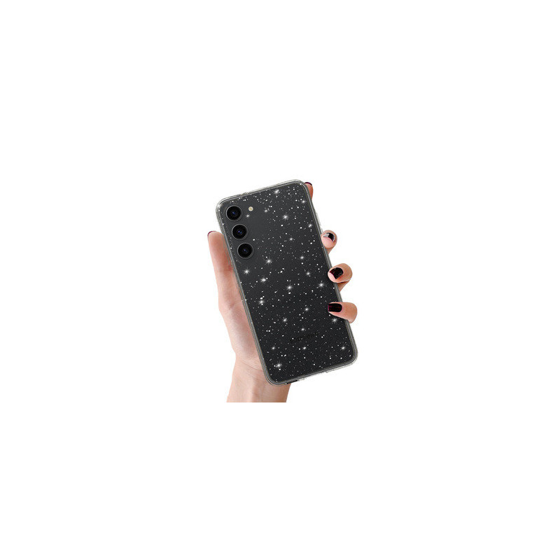 Crystal Glitter Case for Samsung Galaxy S23 Silver