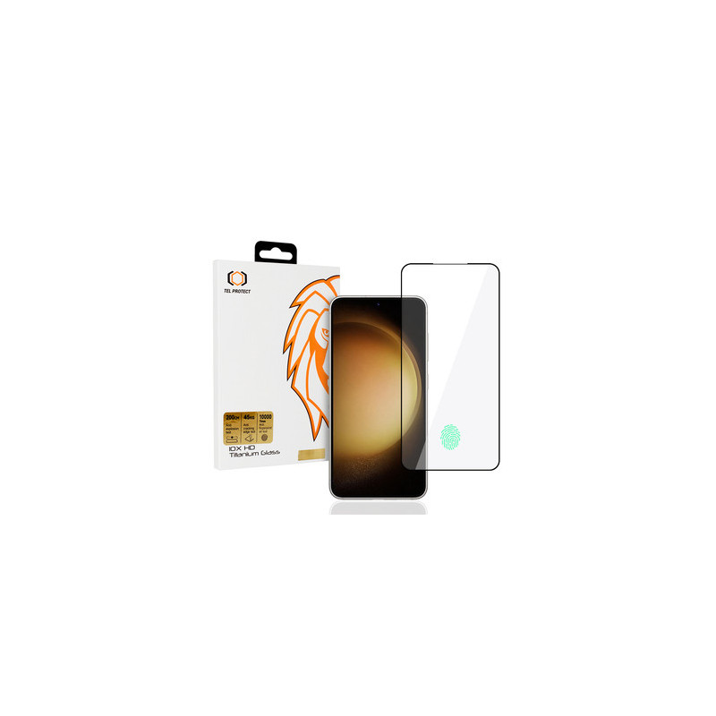 Tempered glass Tel Protect 10X HD Titanium for Samsung Galaxy S22/S23 (with fingerprint unlock)