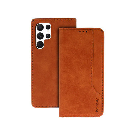 Wonder Prime Case for Samsung Galaxy S22 Ultra brown