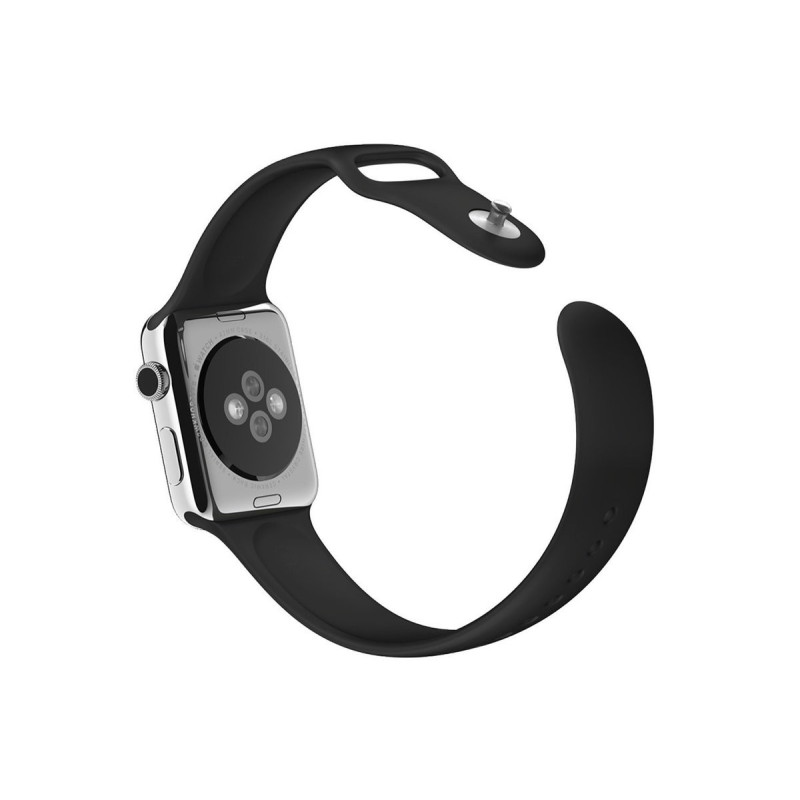 silikónový náramok Apple Watch 38/40mm čierny