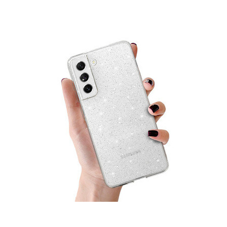 Crystal Glitter Case for Samsung Galaxy S21 FE Silver
