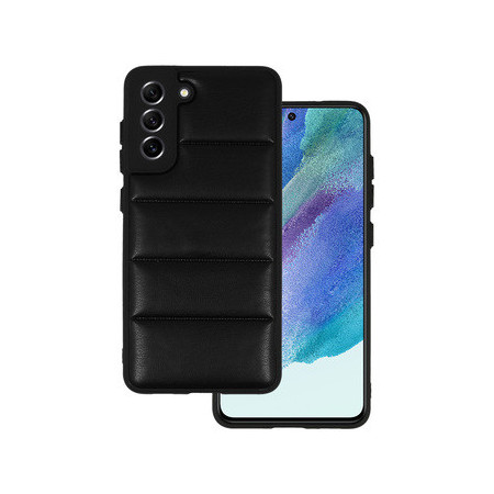 Leather 3D Case for Samsung Galaxy S21 FE design 2 black
