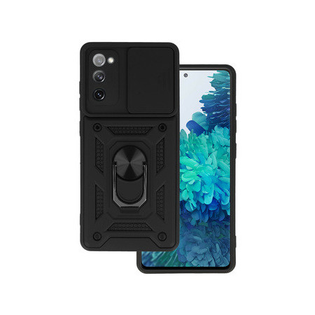 Slide Camera Armor Case for Samsung Galaxy S20 FE/Lite Black