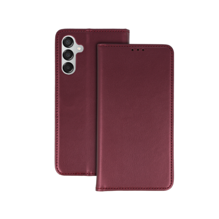 Smart Magneto Case for Samsung Galaxy M15 5G burgundy