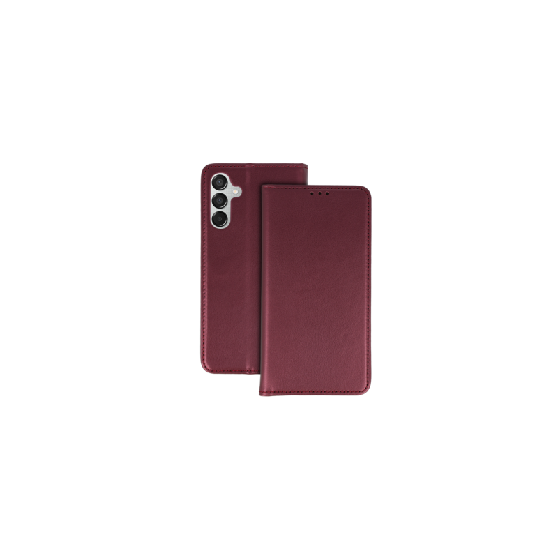 Smart Magneto Case for Samsung Galaxy M15 5G burgundy