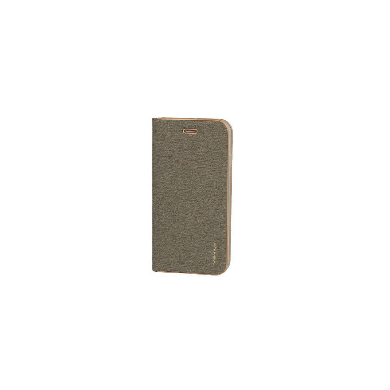 Vennus Book Case with frame for Samsung Galaxy J3 (2016) grey