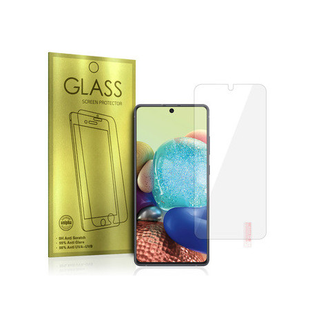 Tempered Glass Gold for SAMSUNG GALAXY A71 5G (with a hole for a camera)
