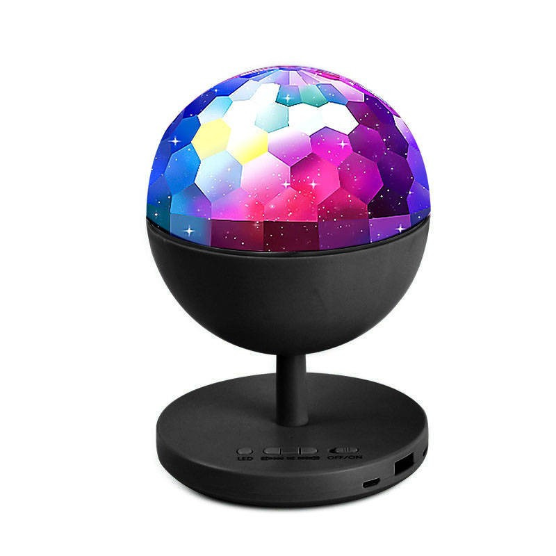 Diskoguľa s bluetooth reproduktorom