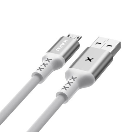 KAKU micro usb svetielkujúci kábel ovládaný zvukom 3,1A 1m, ksc 114