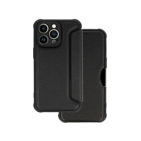 Razor Carbon Book Case for Samsung Galaxy A55 5G black
