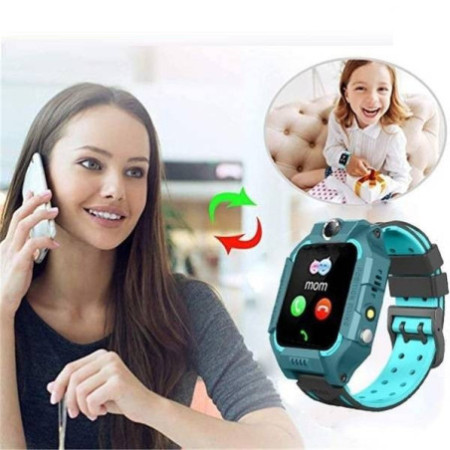 Detské smart hodinky, gps tracker, green