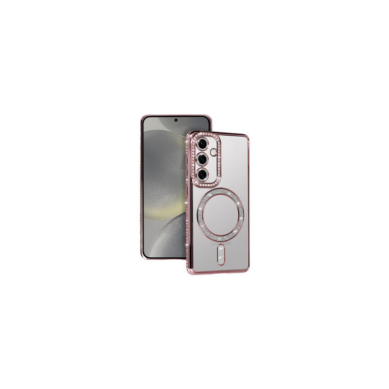 Bling Magsafe Case for Samsung Galaxy A35 5G pink