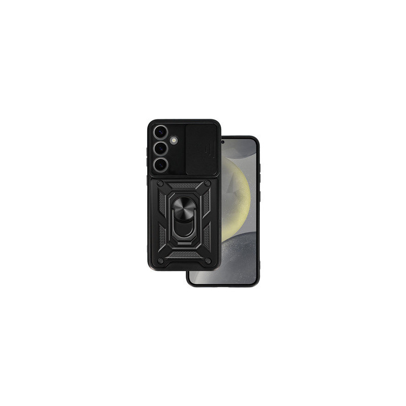 Slide Camera Armor Case for Samsung Galaxy A35 Black