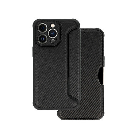 Razor Carbon Book Case for Samsung Galaxy A34 5G black