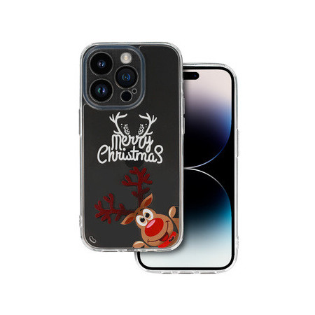 TEL PROTECT Christmas Case for Samsung A34 5G Design 1 Clear