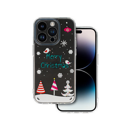 TEL PROTECT Christmas Case for Samsung A34 5G Design 4 Clear