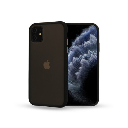 Vennus Color Button Bumper for Samsung Galaxy A20S Black