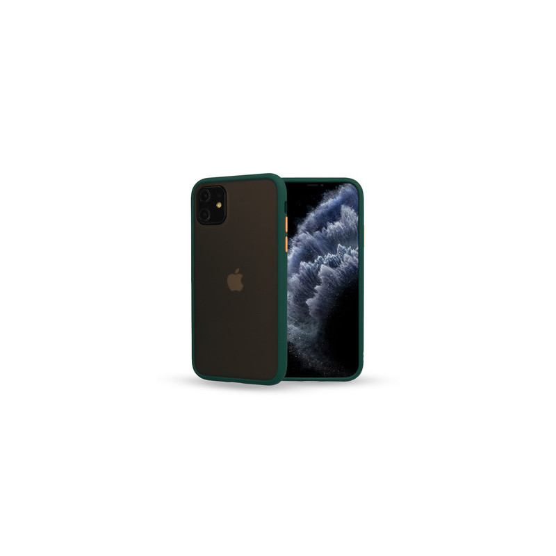 Vennus Color Button Bumper for Samsung Galaxy A20S Green