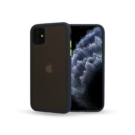Vennus Color Button Bumper for Samsung Galaxy A20S Navy
