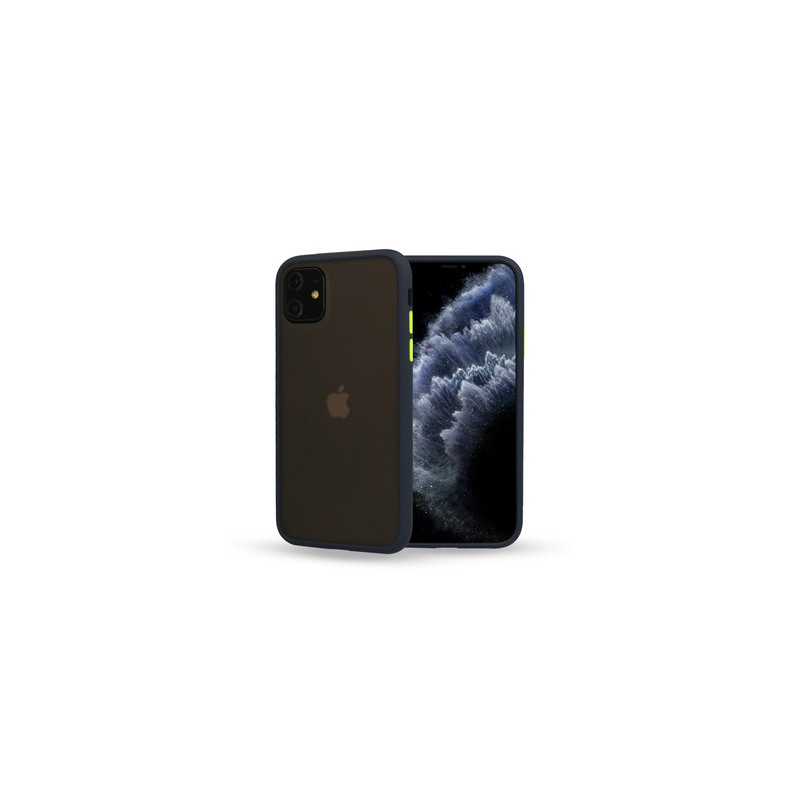 Vennus Color Button Bumper for Samsung Galaxy A20S Navy