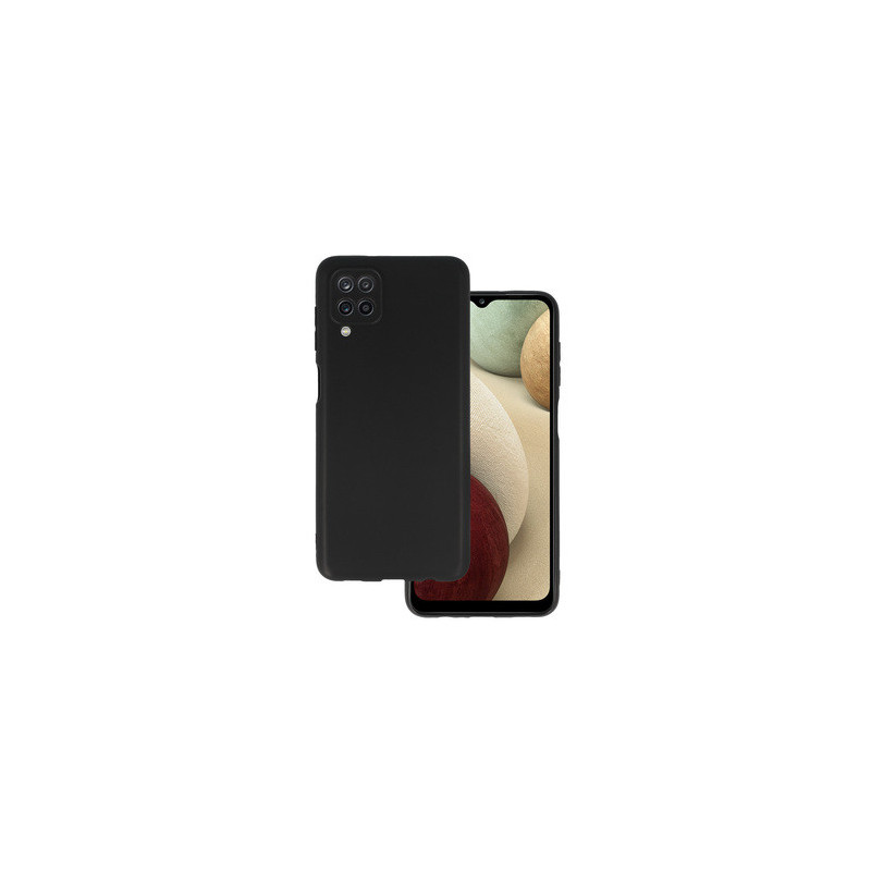 Back Case MATT for SAMSUNG GALAXY A12 Black