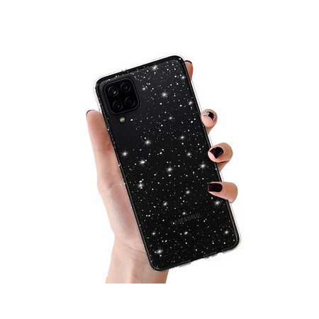Crystal Glitter Case for Samsung Galaxy A12 Silver