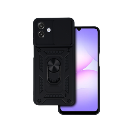 Slide Camera Armor Case for Samsung Galaxy A07 Black