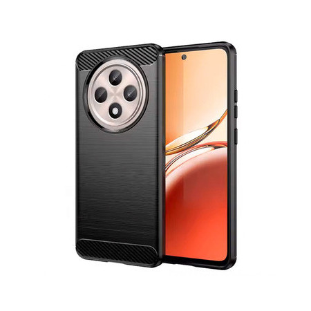 Carbon Case for Oppo Reno 12 F 5G black